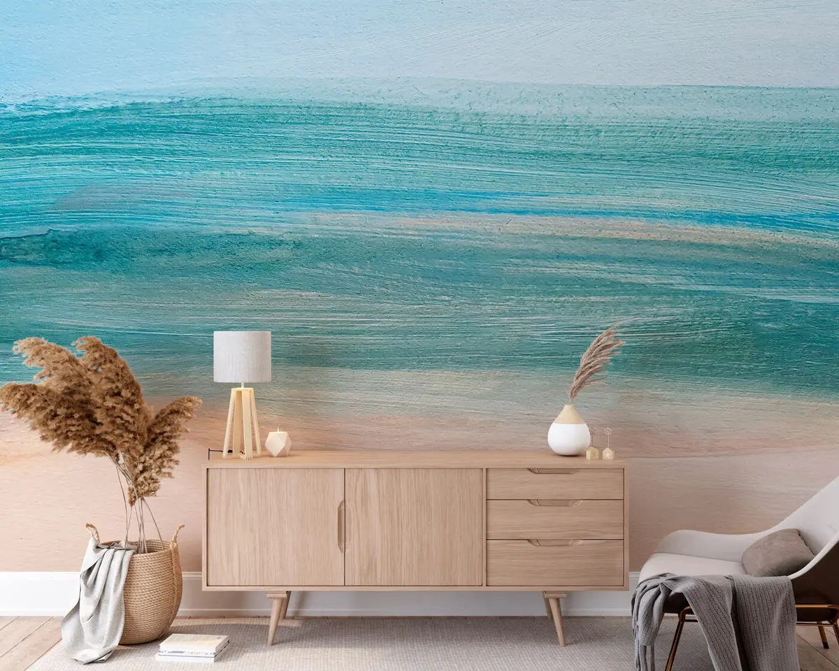 murales de pared Mar y playa turquesa u97460