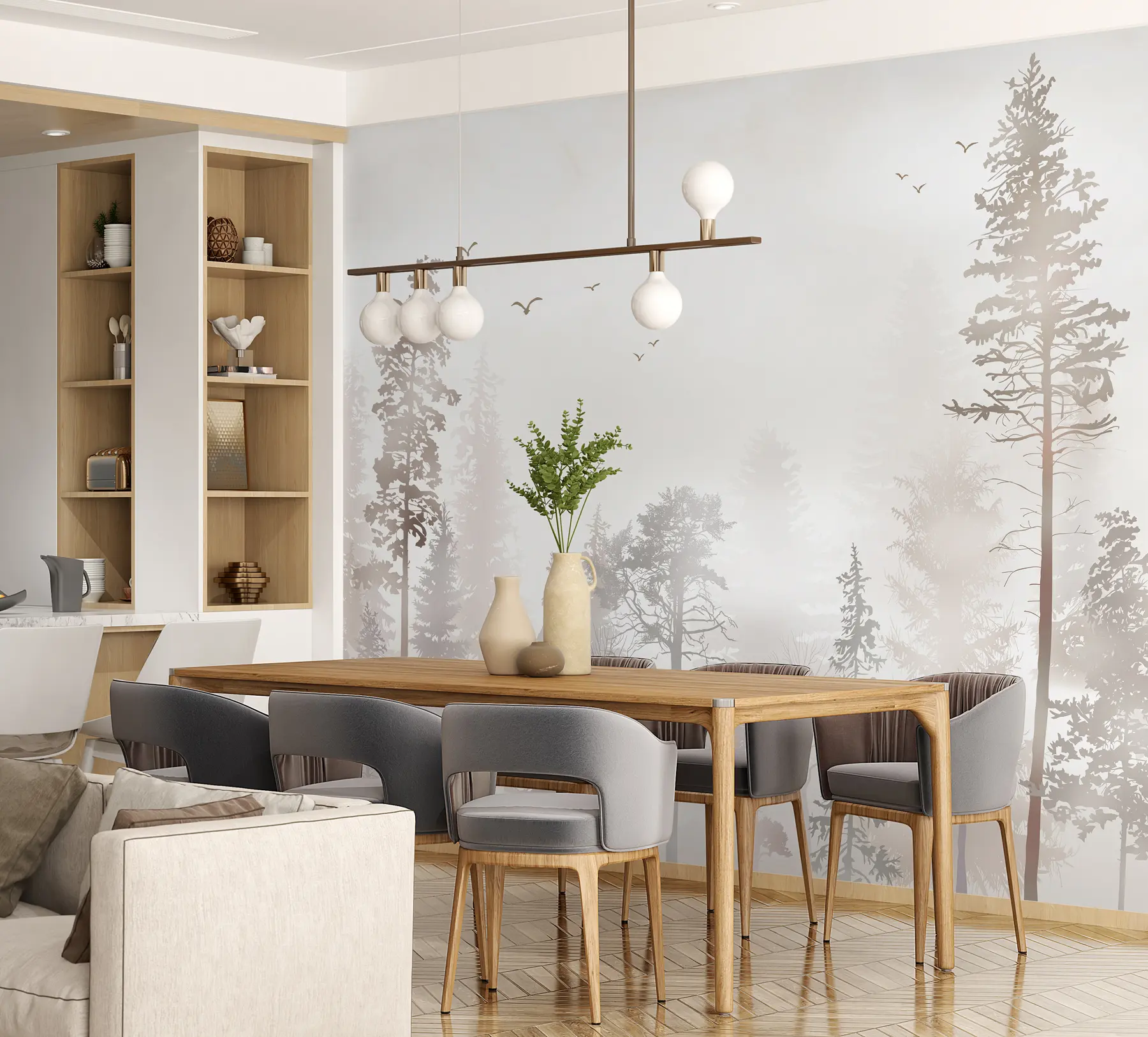 murales de pared Bosque u98508