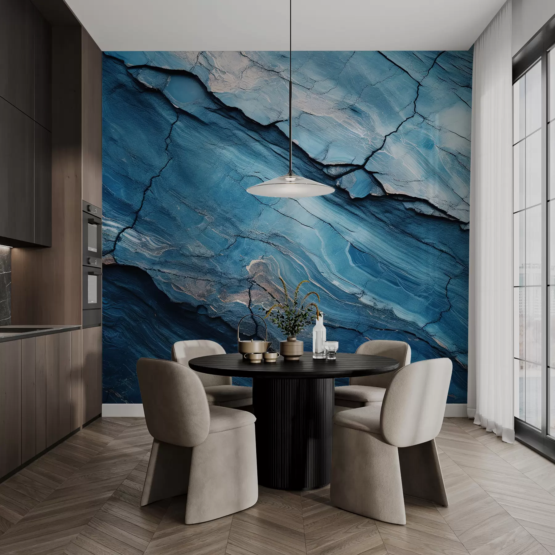 murales de pared lapislázuli u98410