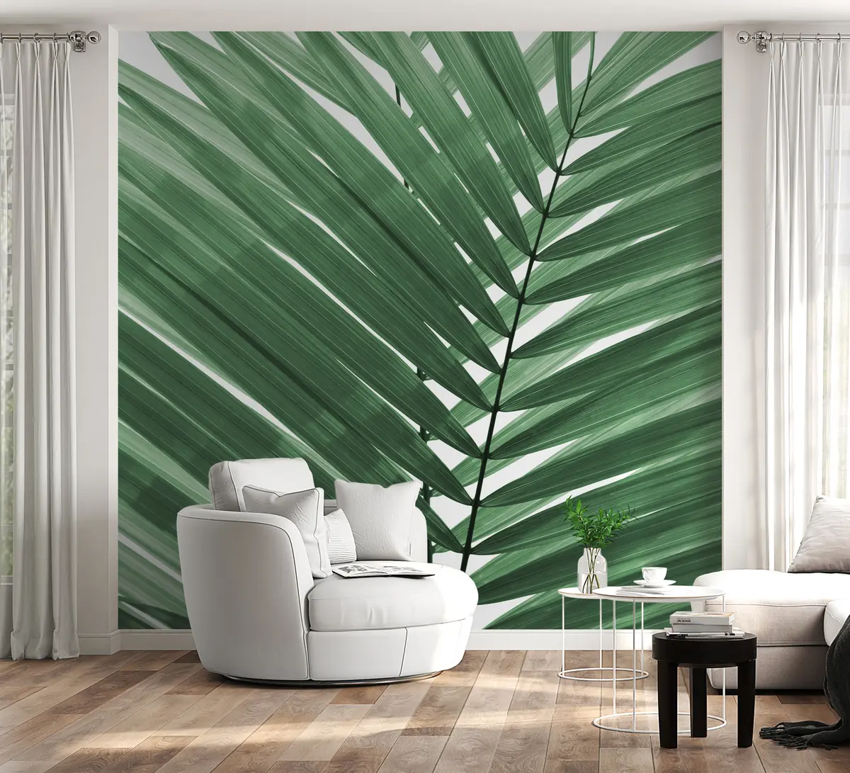Murales de pared Hojas de palmera u97550v2 murales de pared Hojas de palmera u97550v2