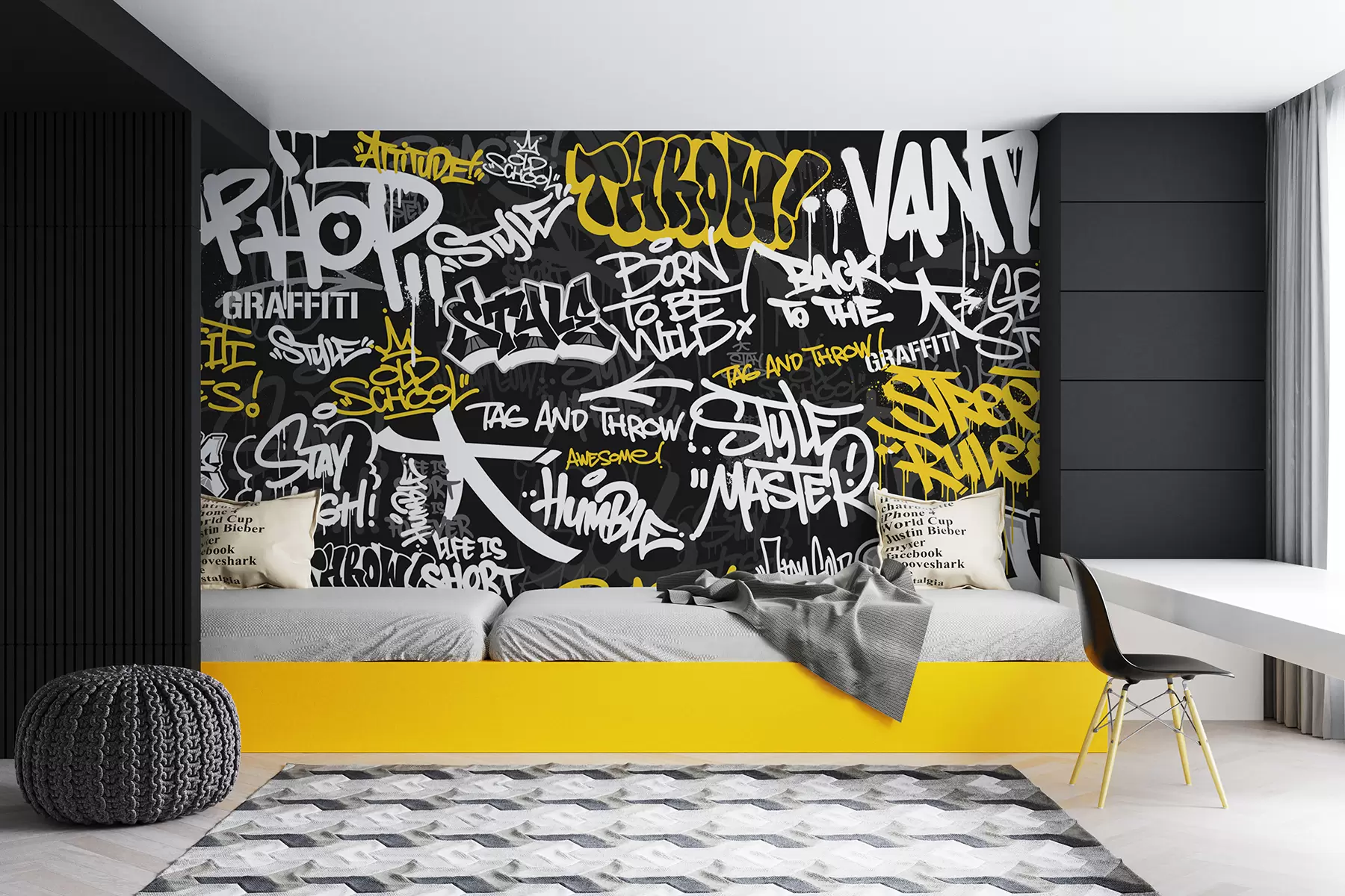 murales de pared Graffiti u98895