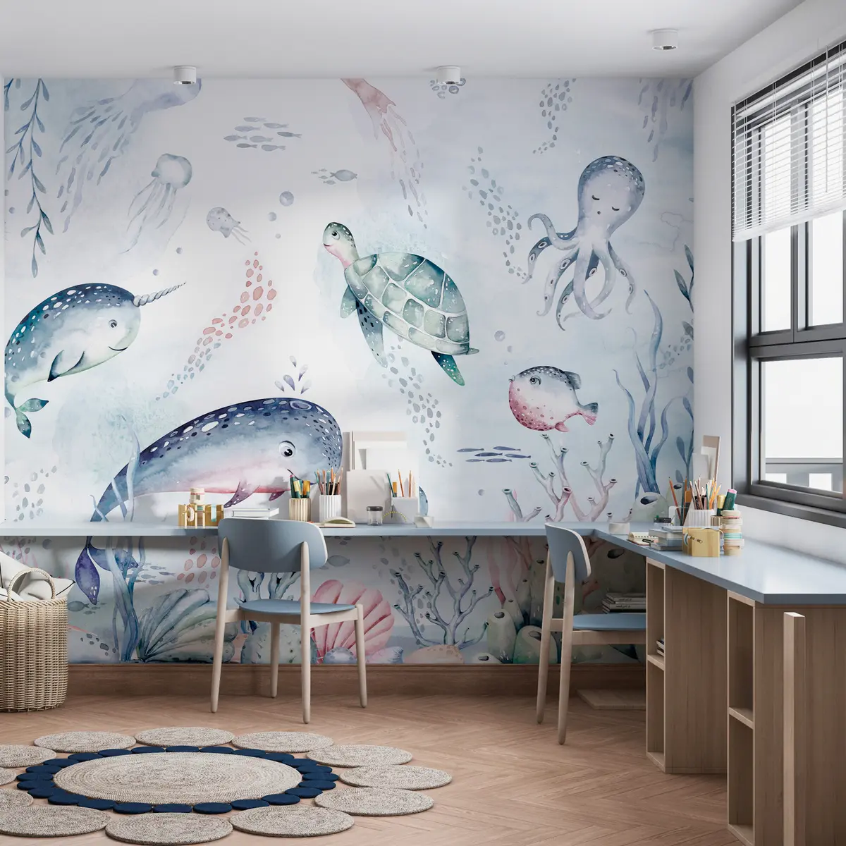 murales de pared Mundo marino u98847