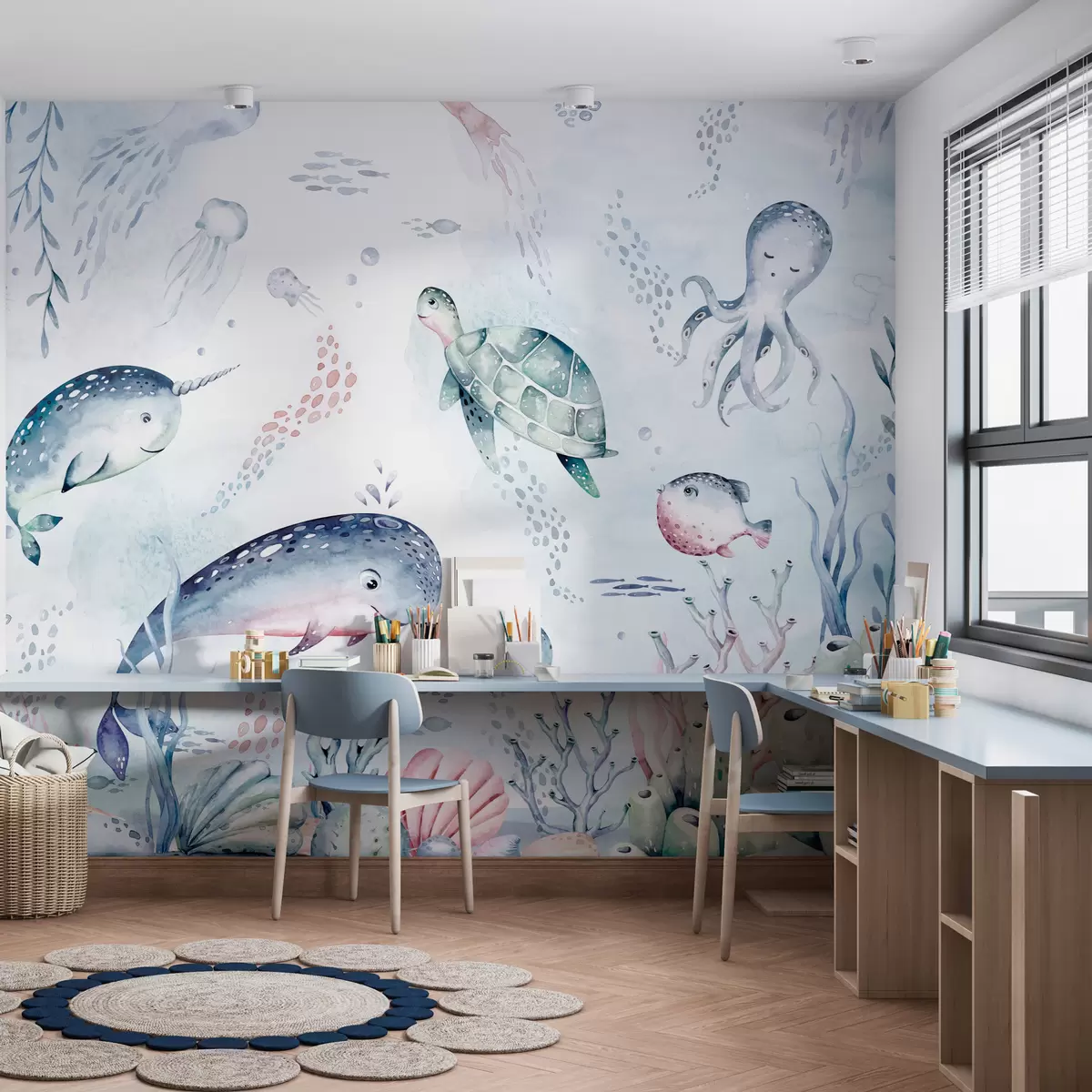 murales de pared Mundo marino u98847