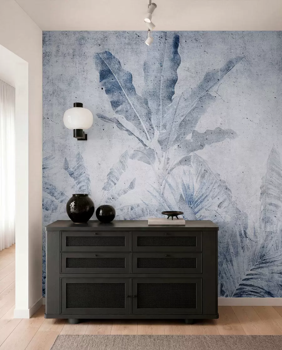 murales de pared Trópicos envejecidos — Azul u73886v1