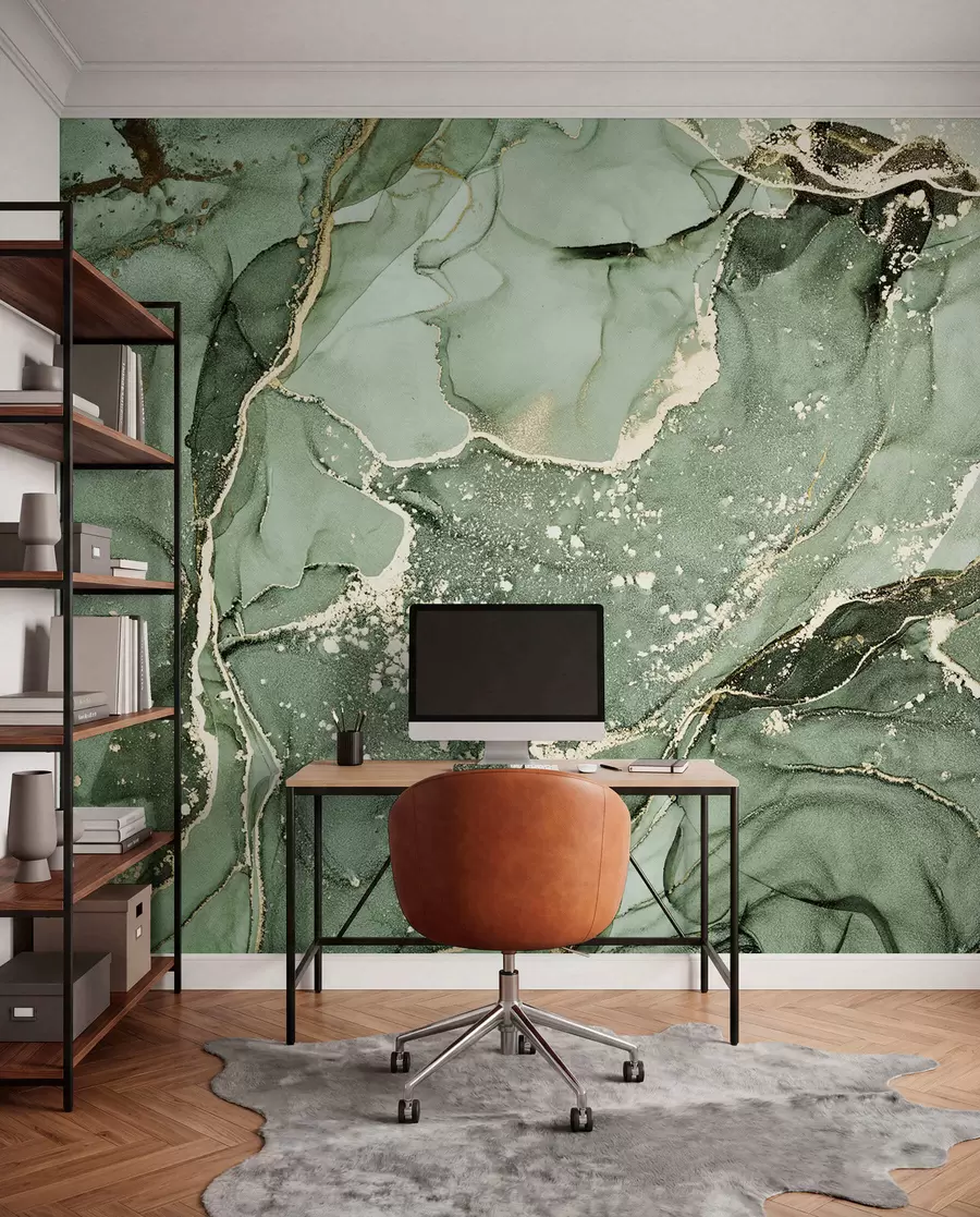 murales de pared Mármol verde u93578v2