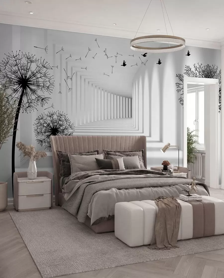 murales de pared Profundidad y luz u37803d2