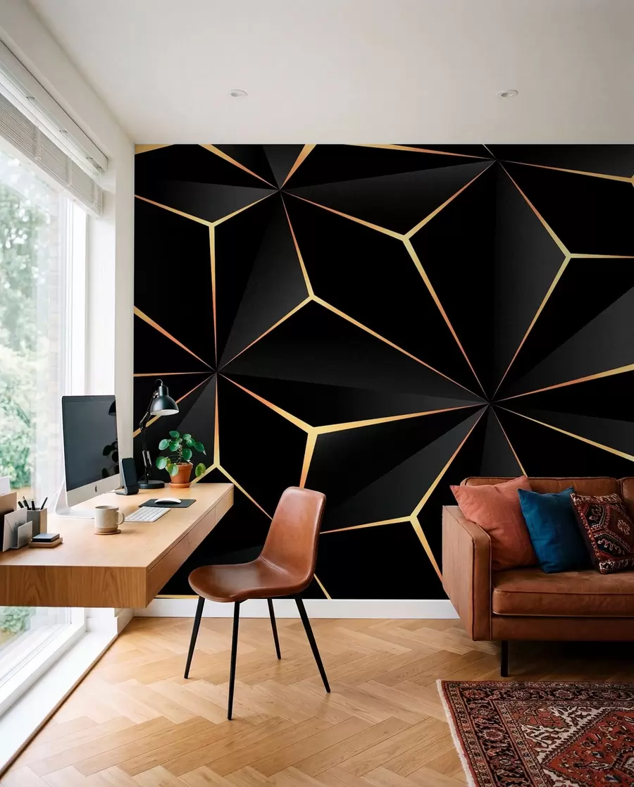 murales de pared Triángulo negro u72104d2
