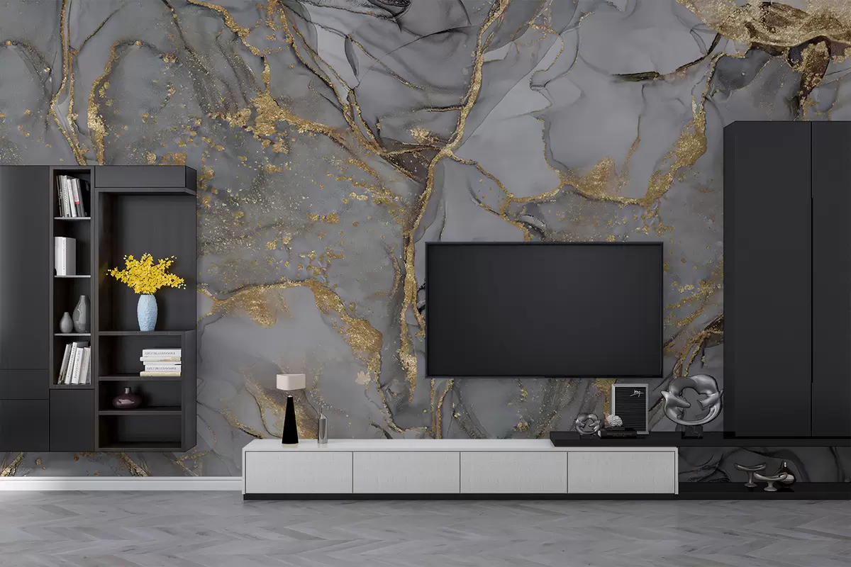 murales de pared Mármol gris u93578d2