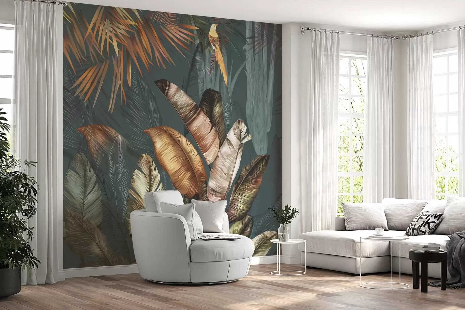 murales de pared Hojas u50468d1