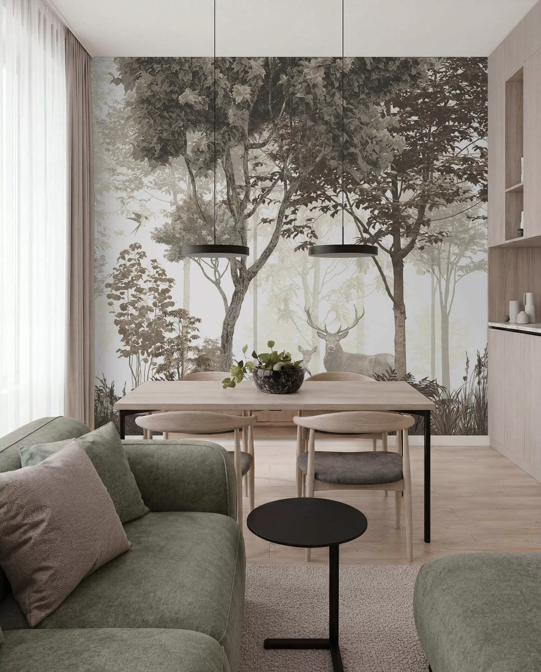 murales de pared Bosque mágico u72134d1